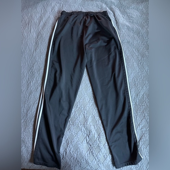 Adidas Black Joggers with White Stripes size large - Picture 6 of 9